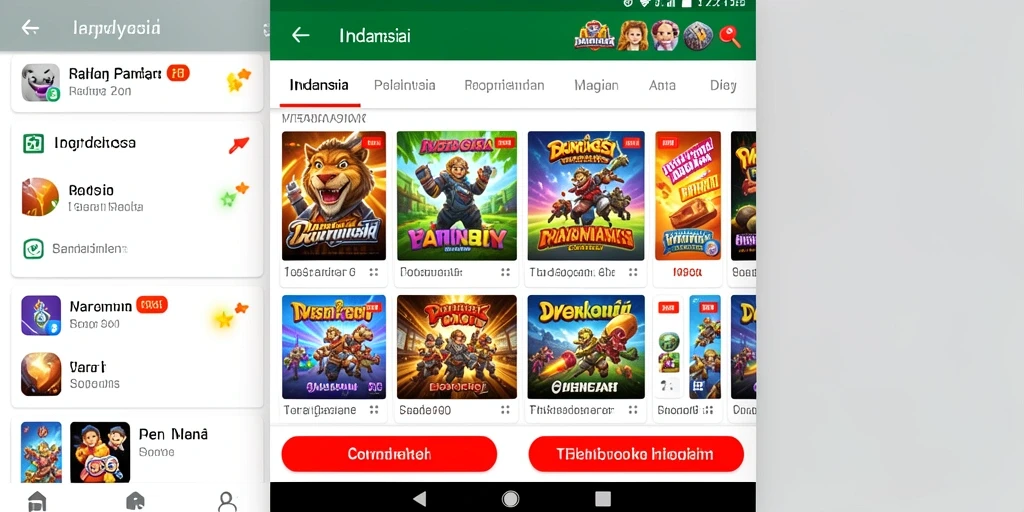 Tampilan gameplay yang menawan dan menarik