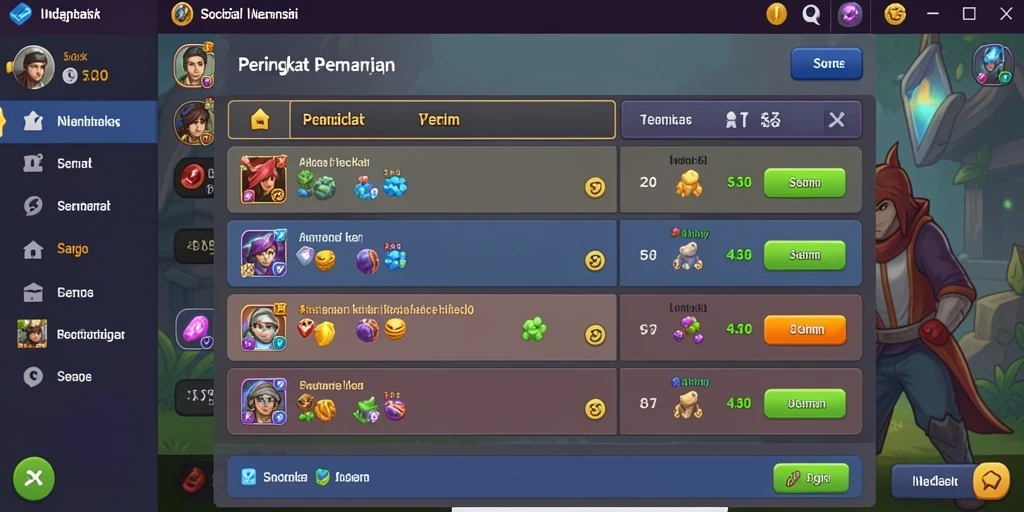 Screenshot menampilkan karakter utama dalam sebuah pertempuran epik.