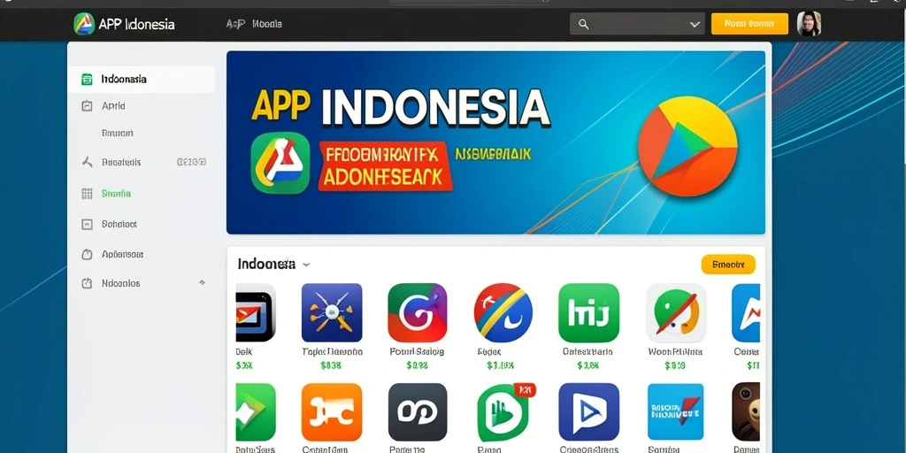 Screenshot aplikasi menunjukkan antarmuka pengguna yang menarik.