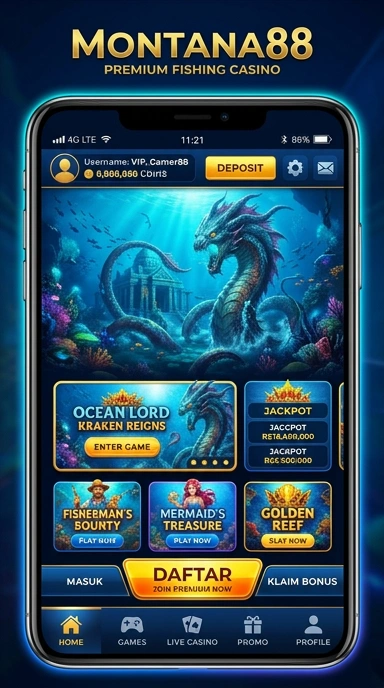 Cuplikan layar menu unduhan montana88 untuk perangkat Android